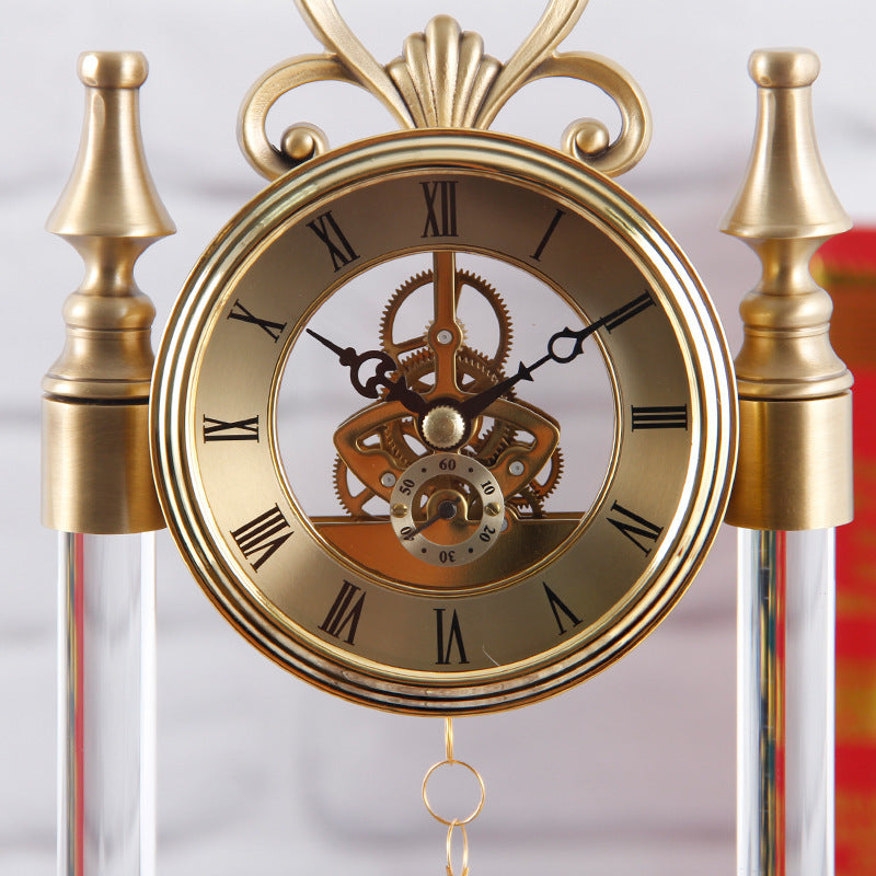 Furnished With Local Gold High-End Crystal Ball Clock