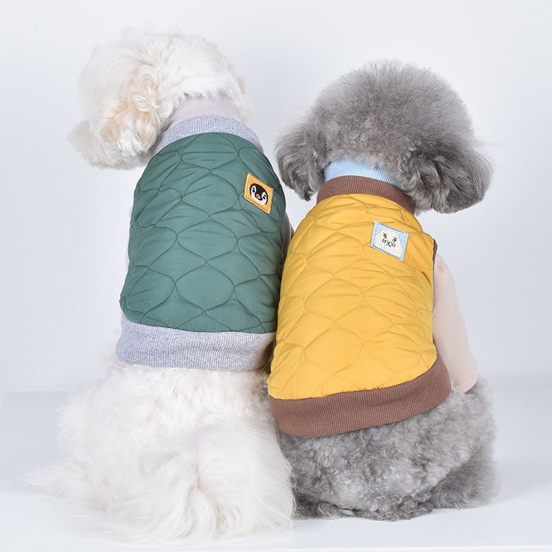 Fun Faction Gourd Double Collar Waistcoat Pet Clothing Autumn And Winter Clothing